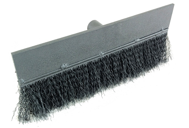 Cremation 12 Clean Out Strip Brush with Re-positioning Blade Threaded -  New England Cremation Supply